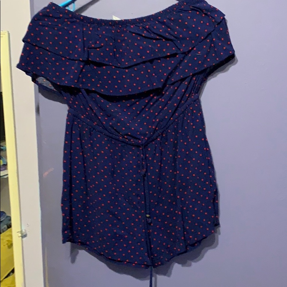 a strapless romper